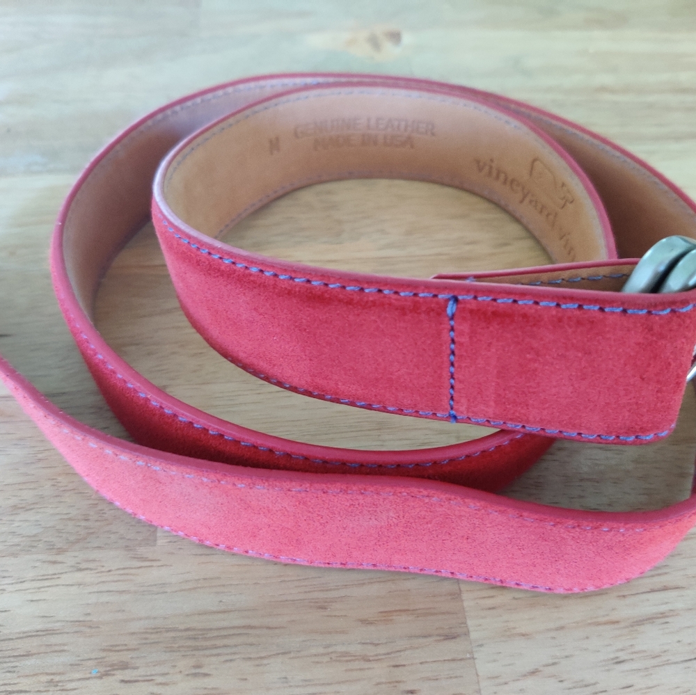 Vineyard Vines red belt - Medium - never worn